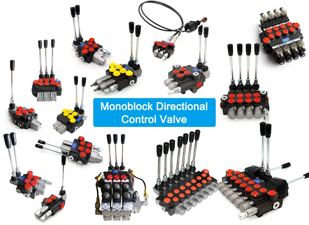 Track Blender Control Hydraulic Directional Control Valve Dcv20 Dcv40 Dcv60 Dcv140 3