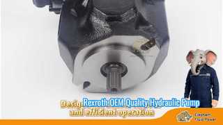 View OEM Quality Rexroth New Aftermarket A10VSO18 A10VO18 DR Control Hydraulic Pump Demo