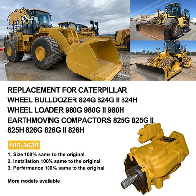 105-3635 Hydraulic Pump Assembly for Caterpillar 824G 824H 980G 980H with Precise Match and Excellent Performance