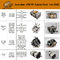 47129338 Hydraulic Tandem Pump For Jx1090u Jx1100u Jx1085c