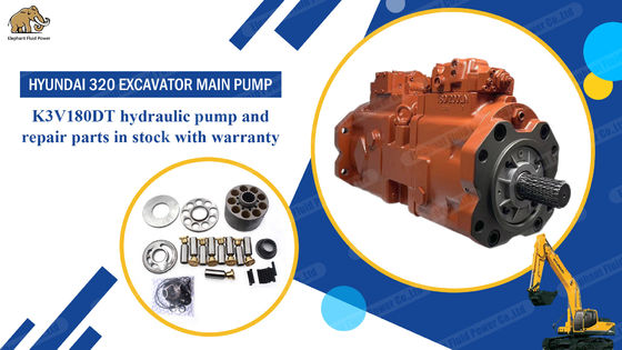 OEM-quality Hydraulic Pump Parts for Hyundai 320 Excavator K3V180Dt 31N9-10010 Main Pump